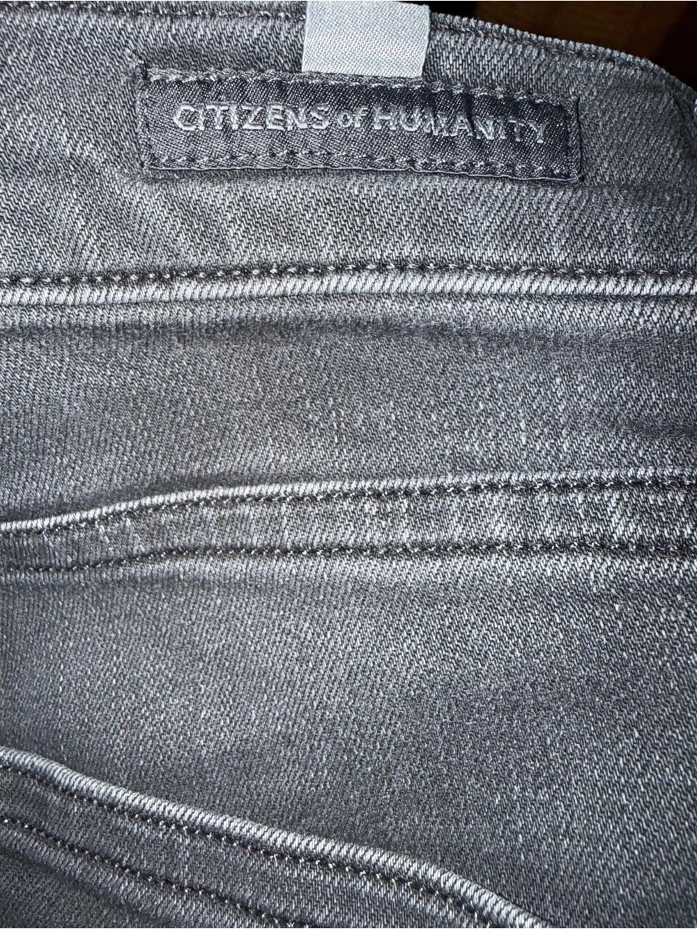 Citizens Of Humanity Rocket Crop Petite High Rise Skinny Jeans Black Size 24